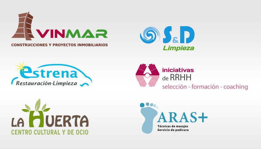 Creación de logotipos para varios clientes
