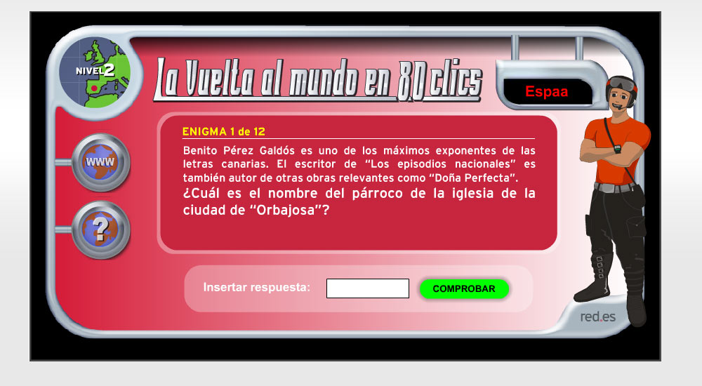 Juego  educativo para empresa estatal Red.es