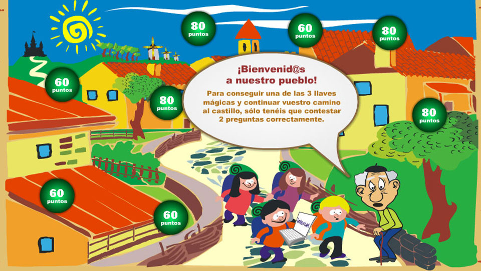 Juego en  educativo para empresa estatal Red.es