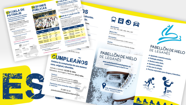 Tríptico para Pabellón de Hielo de Leganés
